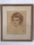 Mid-Century Modern Vintage Mid Century Charcoal Portrait of a Child - Framed For Sale - Image 3 of 12