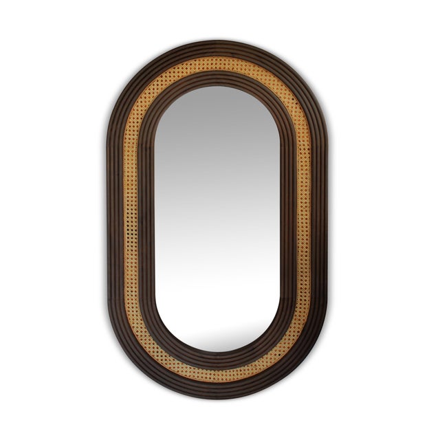 Brown Hudson Mirror by Wood Tailors Club For Sale - Image 8 of 8