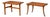 t.h. Robsjohn-Gibbings, Rare Trapeza End Tables, Walnut, Greece, 1937 For Sale