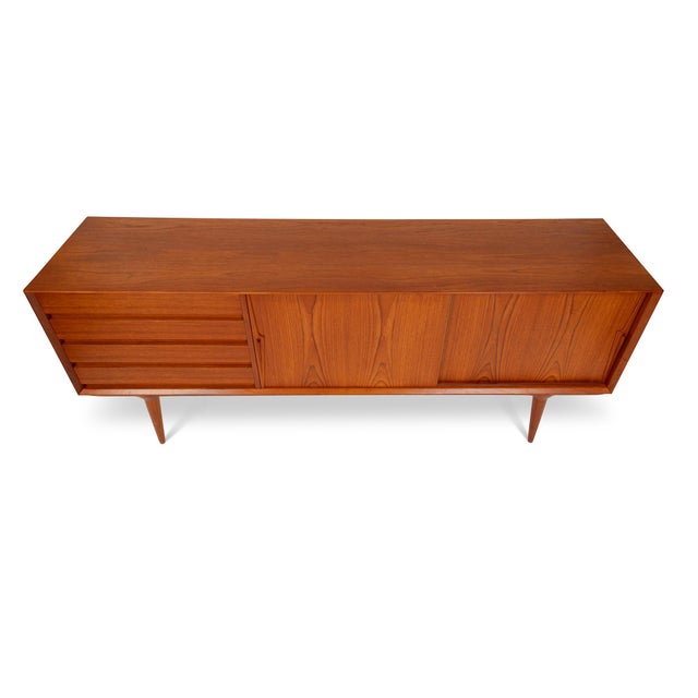Vintage Danish Mid-Century Omann Jun Møbelfabrik Model 18 Credenza 1960s For Sale - Image 12 of 12