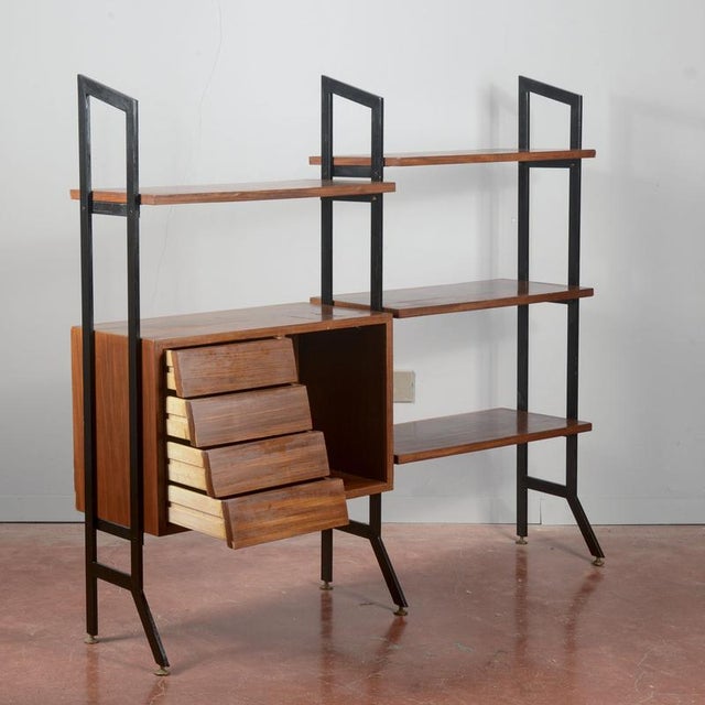 Mid-Century Modern Mid-Century Modern Open Bookcase, 1960s For Sale - Image 3 of 18