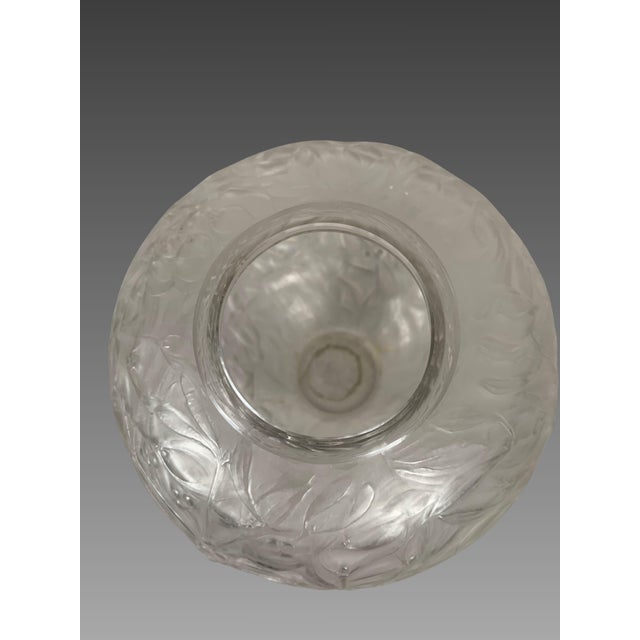 Art Nouveau Vase in Glass by René Lalique for Lalique, 1920 For Sale - Image 6 of 7