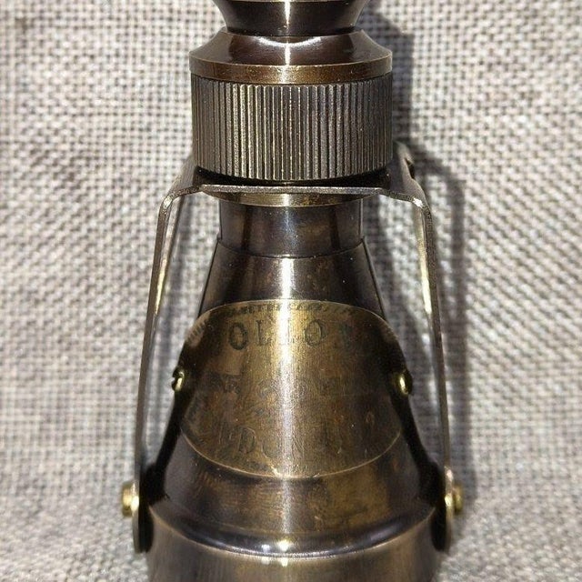 Early 20th Century Early 20th Century Brass Spyglass With Wooden Case – 4.1" Victorian Marine Telescope For Sale - Image 5 of 9