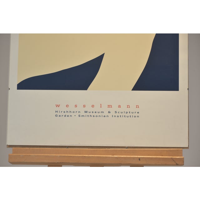 1990s Exhibition Poster, Tom Wesselmann 1965 for Smithsonian, Around 1990 For Sale - Image 5 of 6