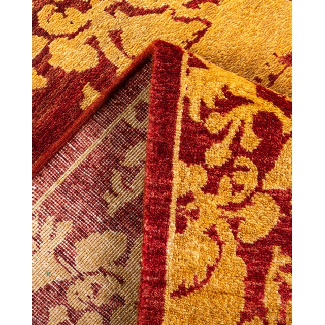 Mogul, One-of-a-Kind Hand-Knotted Runner Rug - Red, 2' 9" x 10' 0" For Sale In New York - Image 6 of 8