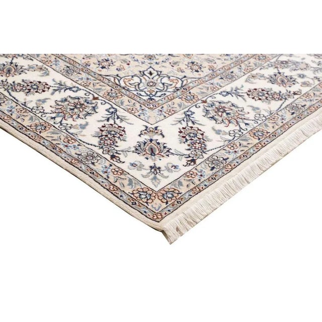 Nain Rug with Floral Pattern For Sale - Image 5 of 11