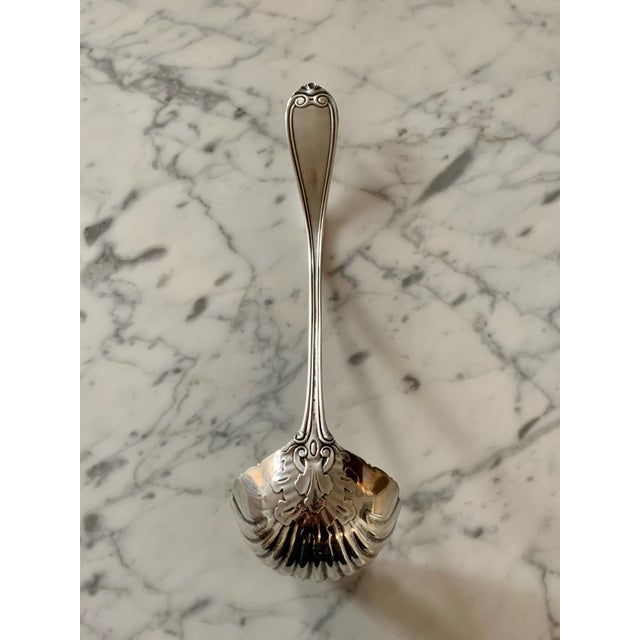 Mid 19th Century Large Gorham Soup Ladle in the "Josephine" Pattern 1855 Coin For Sale - Image 5 of 9