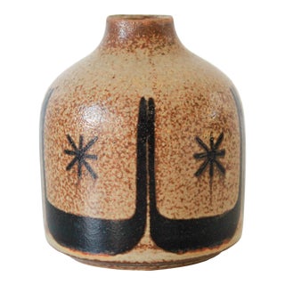 Vintage Pottery Bud Vase For Sale