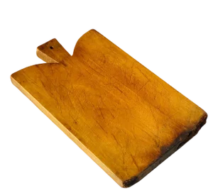 20th Century French Brown Wooden Chopping Board