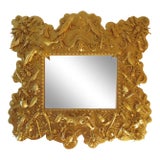 Late 20th Century One-of-a-Kind Oversized Hollywood Regency Wall Mirror For Sale