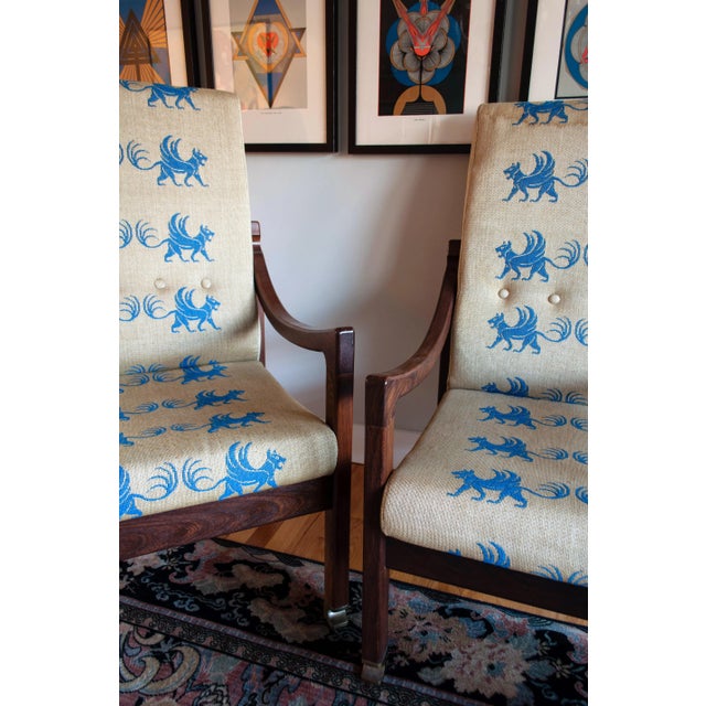 Ib Kofod-Larsen Megiddo Lounge Chair - a Pair For Sale In New York - Image 6 of 11