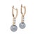 Contemporary 9ct Yellow Gold Tahitian Pearl and Diamond Drop Earrings 0.60ct, A Pair For Sale - Image 3 of 7
