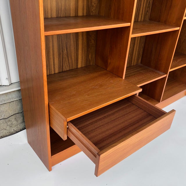 Scandinavian Modern Teak Bookcase by Jesper Chairish