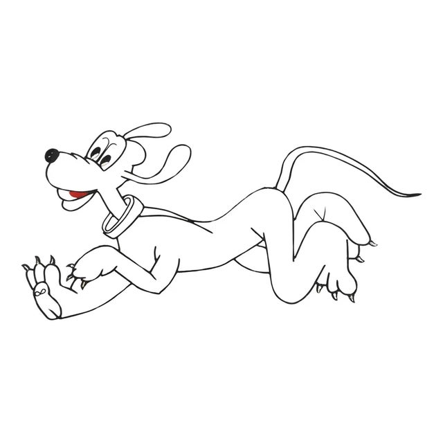 Disney Pluto Wall Decoration in Iron, Vienna, 1960s For Sale