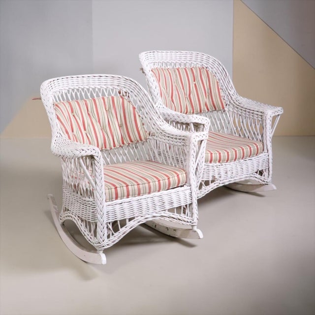 Two Vintage Bar Harbor Rocking Chairs For Sale - Image 17 of 18