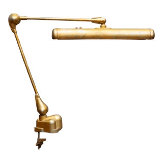 Art Deco Flexo Industrial Floating Arm Task Lamp c.1943 For Sale