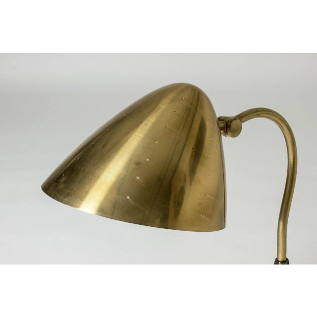 1940s Modernist Brass Desk Light from Boréns, 1940s For Sale - Image 5 of 10