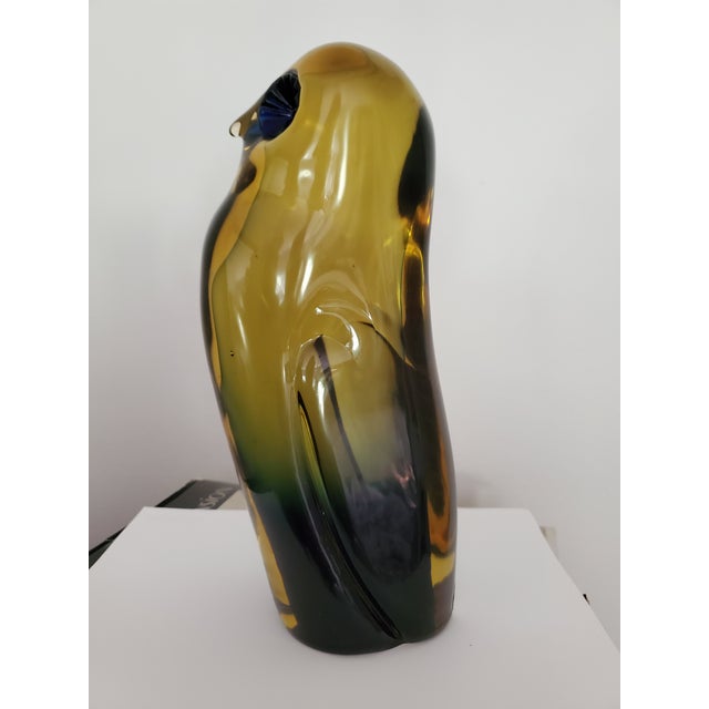 1960s 1960s Mid Century Modern Italian Murano Style Owl For Sale - Image 5 of 11