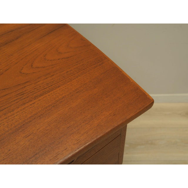 Orange Danish Teak Desk, 1960s For Sale - Image 8 of 13