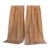 Fortuny Orange Ashanti Design Vintage Curtains a Pair For Sale