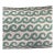 Thibaut Wave Print in Aqua With Contrasting Piping in Teal 13” H by 22” Wide For Sale