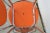 Orange Set of Orange Side Chairs, 1970s For Sale - Image 8 of 10