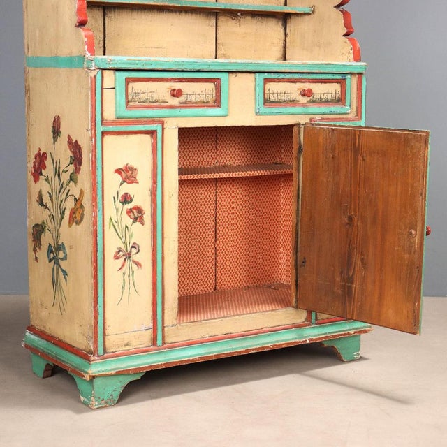 Antique Cupboard in Lacquered Wood For Sale - Image 10 of 14