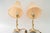 Jugendstil Brass Table Lamps with Fabric Shades, Vienna, Austria, 1908, Set of 2 For Sale - Image 6 of 18