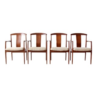 Set of Four Folke Ohlsson for Dux Dining Chairs Circa 1960s For Sale