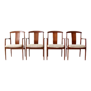 Set of Four Folke Ohlsson for Dux Dining Chairs Circa 1960s