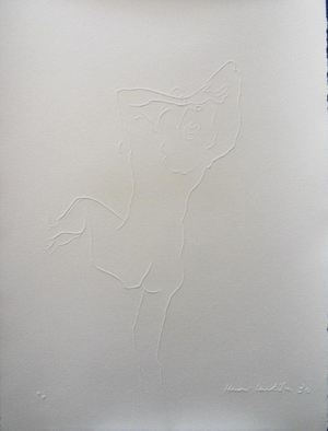 Henri Matisse, Danseuse se coiffant, Nude, Etching