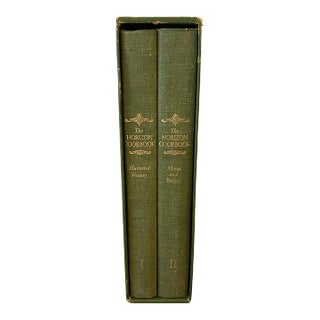 Vintage 1968 Horizon Cookbook 2 Volume Hc Book Set in Sleeve For Sale