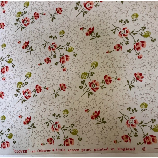 Osborne & Little 21.5 Yards of Floral Fabric From Osborne & Little For Sale - Image 4 of 6