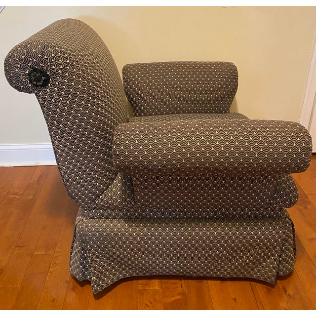 Interior Crafts 1960s Interior Crafts Inc. Rolled Armchairs Set of 2 For Sale - Image 4 of 9