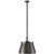 Sloane Single Shop Light in Bronze with Bronze Shade Designer: Chapman & Myers Min. Custom Height: 21" O/A Height: 47.25"...