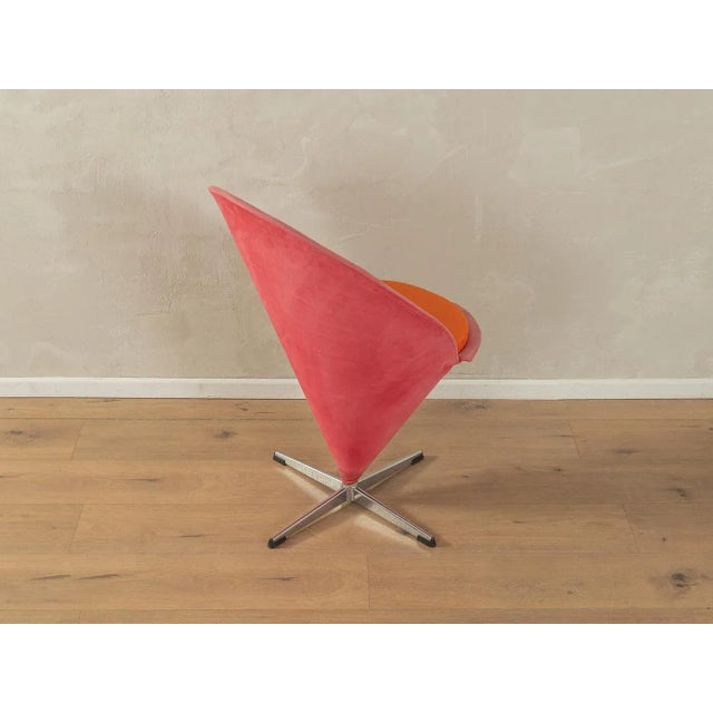 Red Cone Chairs by Verner Panton for Nehl Küchen, 1950s, Set of 2 For Sale - Image 6 of 12