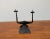 Mid-Century Brutalist Wrought Iron Candle Holder by David Palombo, 1960s For Sale - Image 9 of 18