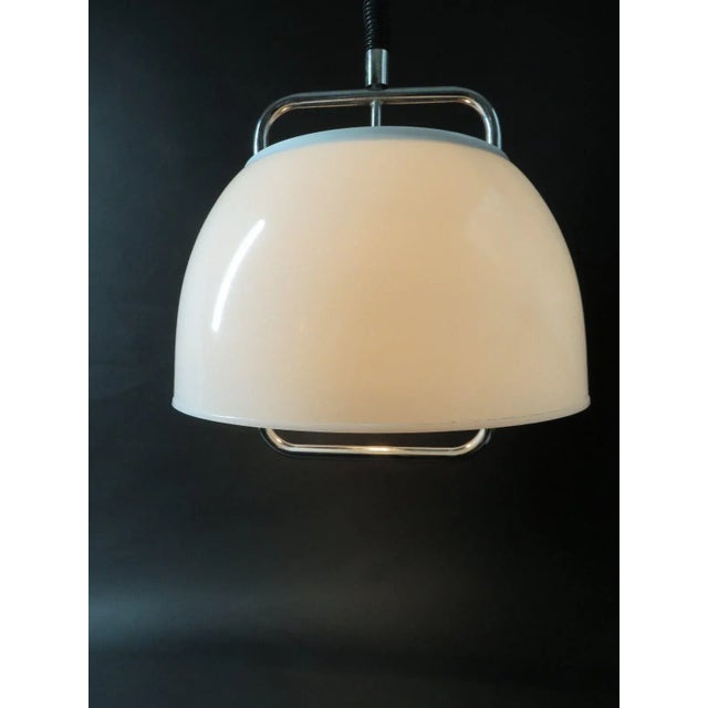 Guzzini Italy Ceiling Lamp 1970 For Sale - Image 3 of 8