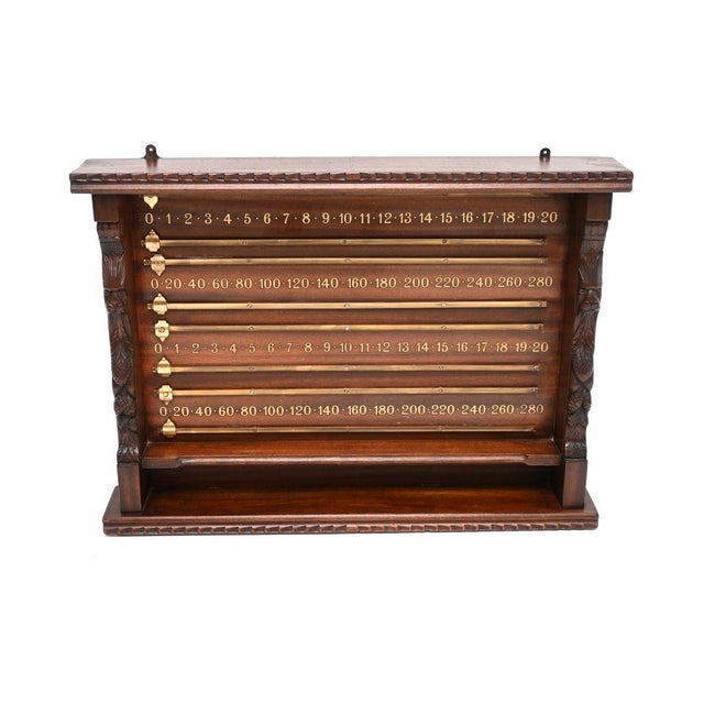 Antique Victorian Snooker Scoreboard, 1880s For Sale - Image 4 of 11