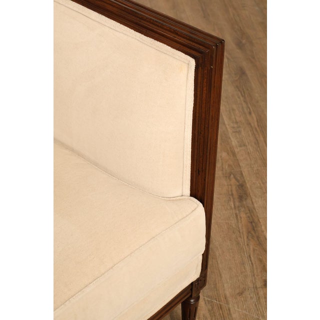Edward Ferrell French Louis XVI Style Loveseat Sofa For Sale - Image 11 of 18