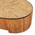 Contemporary 1970s Italian Crespi Style Organic Modern Pencil Bamboo Glass Top Coffee Table For Sale - Image 3 of 5