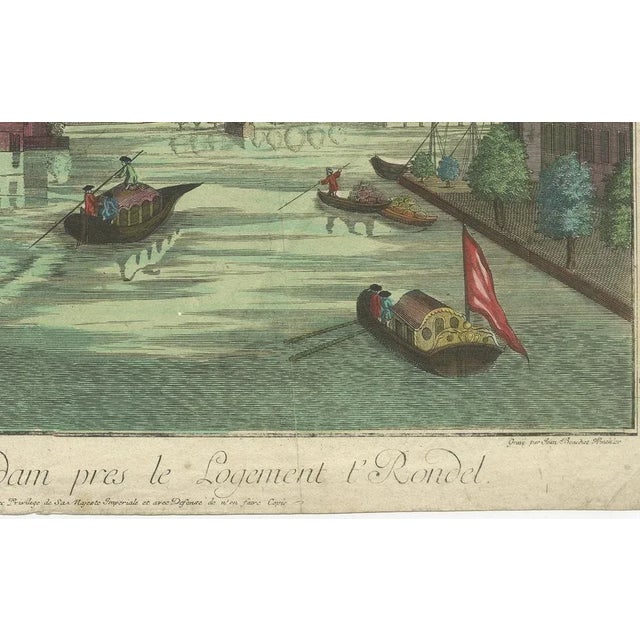 Rondel, Optica View Amsterdam Amstel River, 1770, Paper For Sale - Image 3 of 10