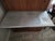 Antique Oak Hoosier Kitchen Cabinet With Slide-Out Zinc Counter & Tambour Doors For Sale - Image 9 of 9