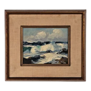"Duncan's Reef", Seascape by Edward Norton Ward