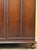 Brown Antique English Oak Jacobean Style Triple Door Compactum Armoire, Uk Import c.1890 For Sale - Image 8 of 15