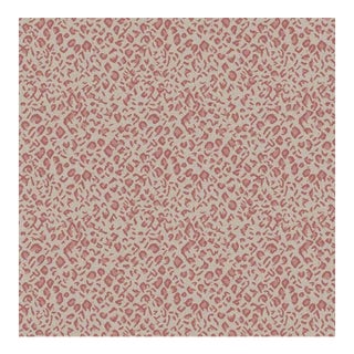 Panthera Spotted Leopard Hand-Looped Area 10' x 14' Rug - Quartz Pink For Sale