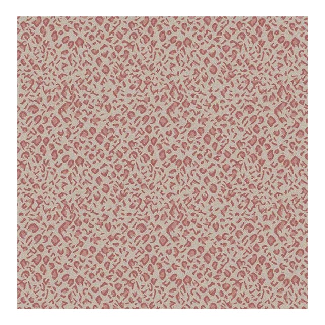 Panthera Spotted Leopard Hand-Looped Area 10' x 14' Rug - Quartz Pink For Sale
