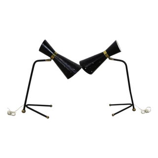 1960s Mid Century Modern Desk Lamps - a Pair For Sale
