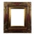 Ornate Red and Antique Gold Gilt Wood Picture Frame With Baroque-Style Relief For Sale