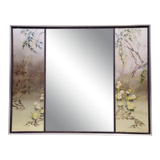 Vintage Labarge Large Chinoiserie Style Mirror For Sale